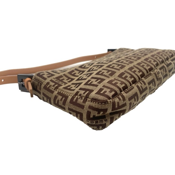 ✨SOLD✨Fendi Brown Zucchino Shoulder Bag - Picture 6 of 6